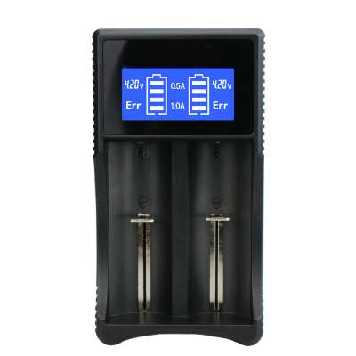 Factory Direct Selling Charger for All 3.7V Cylindrical Portable Battery Charger